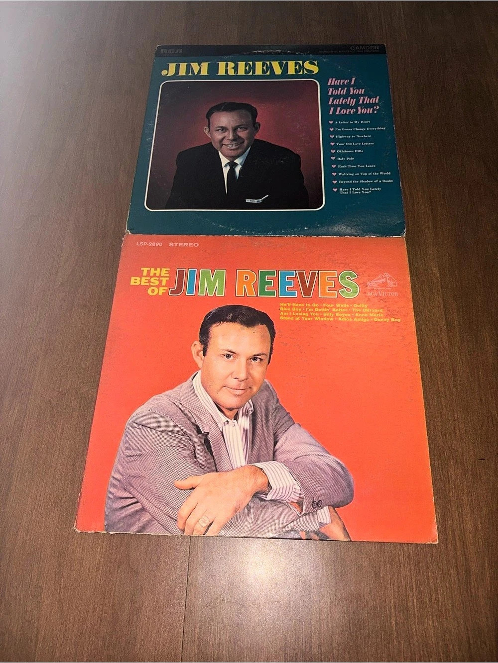 Jim Reeves Vinyl Lot Of 2 - The Best Of Jim Reeves - Have I Told You Lately That